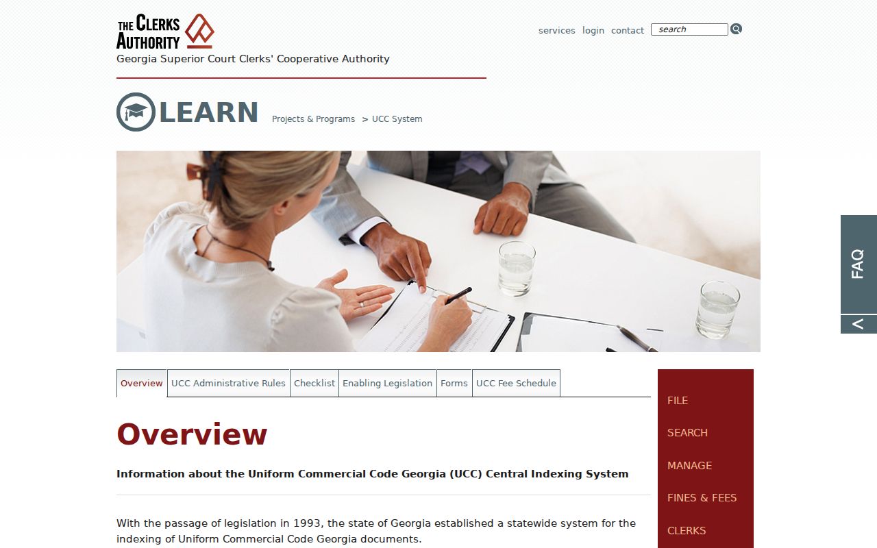 GSCCCA copy fee and UCC information